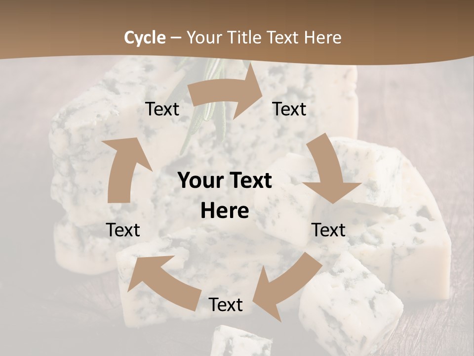 Cheese Gourmet Slice PowerPoint Template