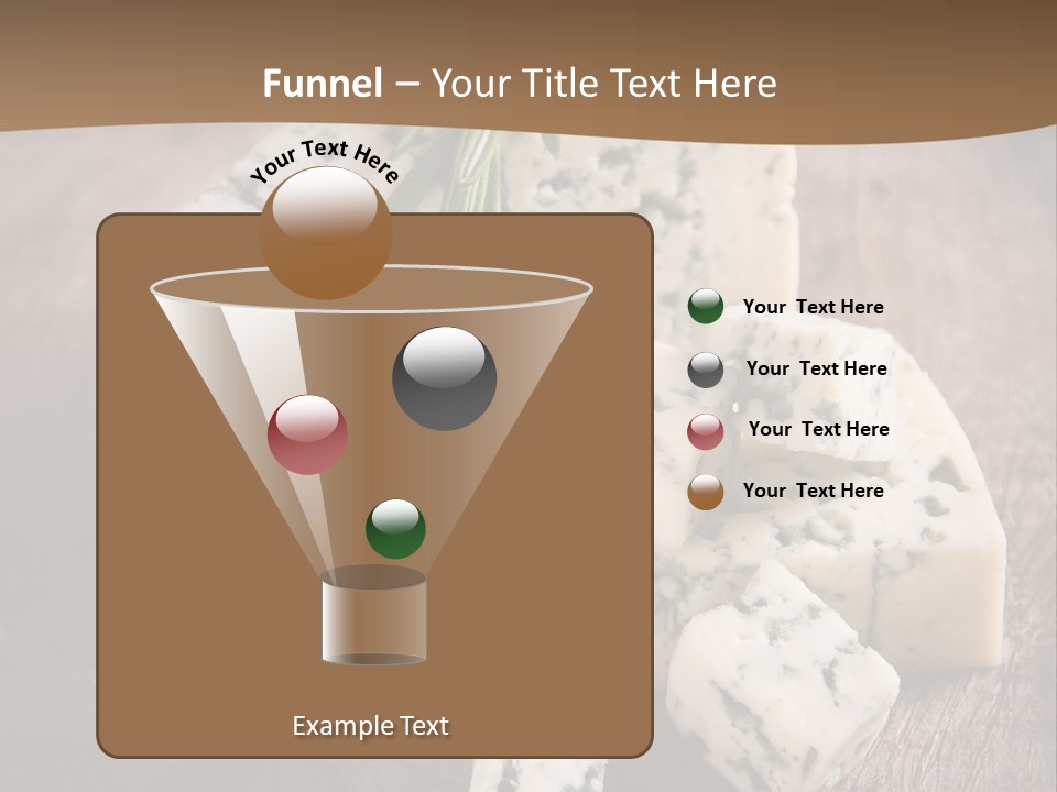 Cheese Gourmet Slice PowerPoint Template