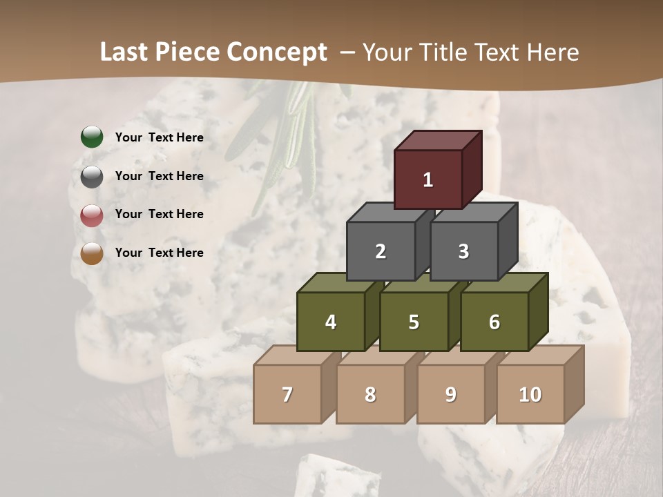 Cheese Gourmet Slice PowerPoint Template