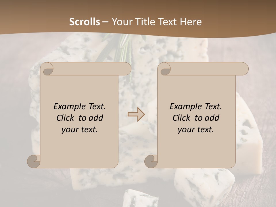 Cheese Gourmet Slice PowerPoint Template