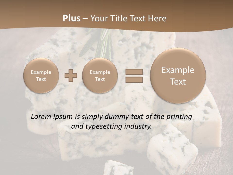 Cheese Gourmet Slice PowerPoint Template