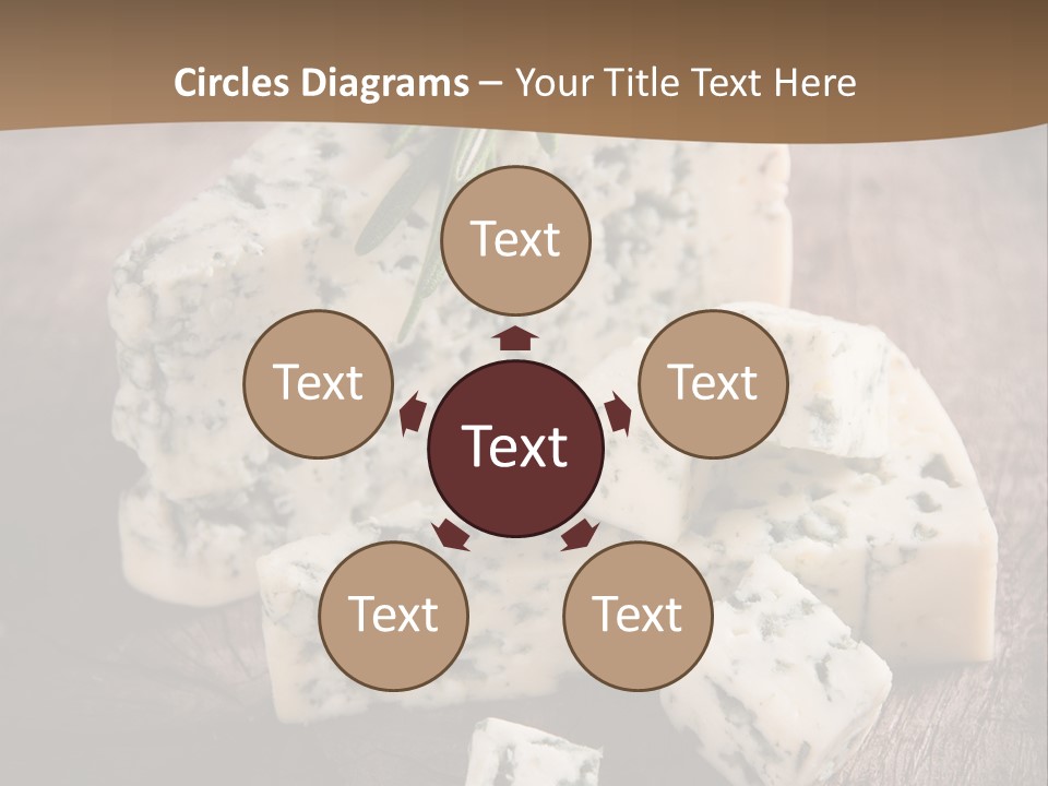 Cheese Gourmet Slice PowerPoint Template