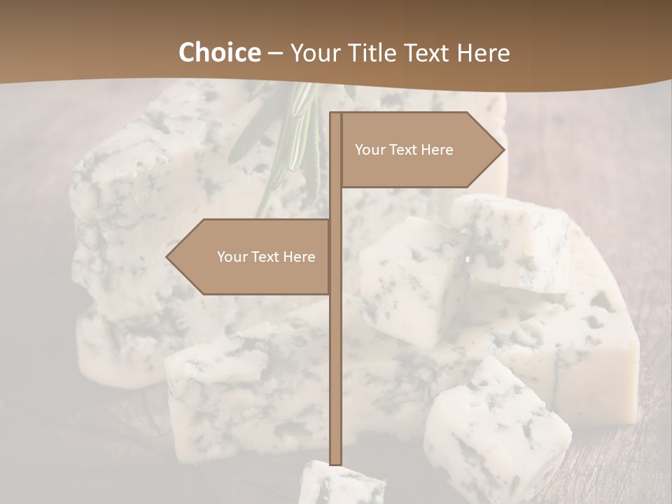 Cheese Gourmet Slice PowerPoint Template