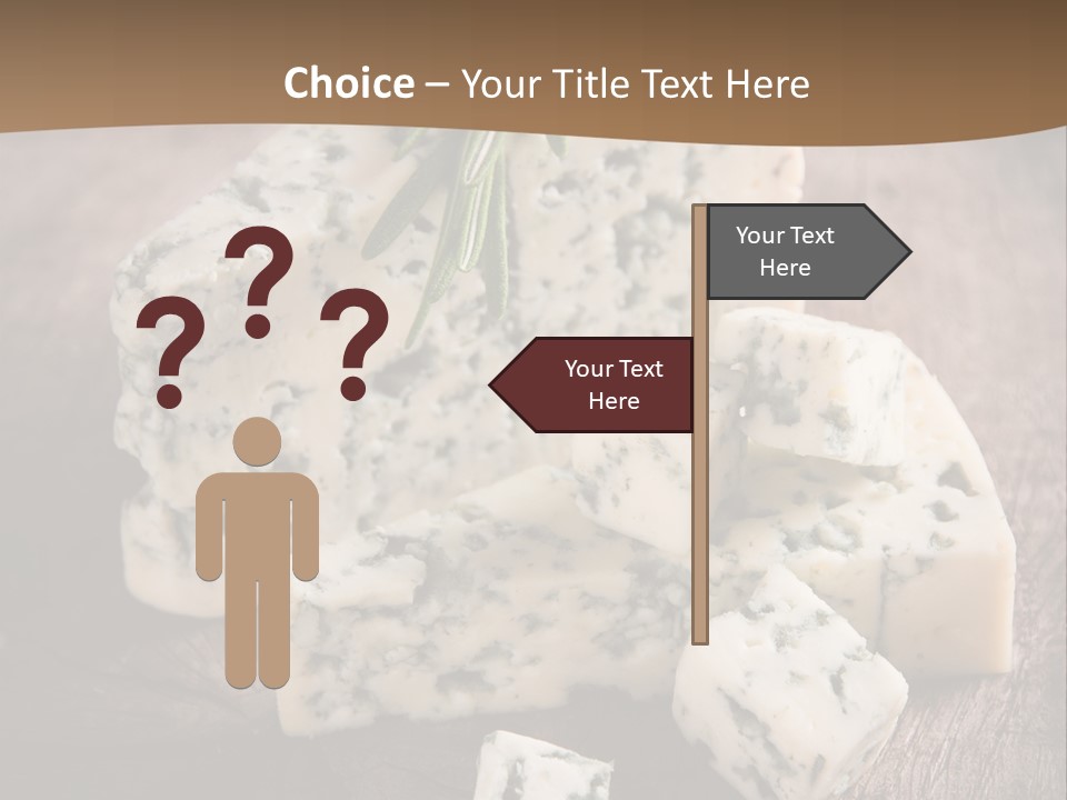 Cheese Gourmet Slice PowerPoint Template