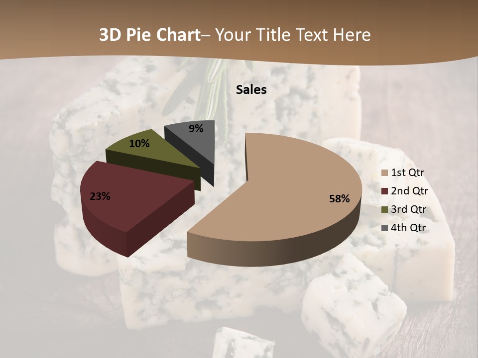 Cheese Gourmet Slice PowerPoint Template