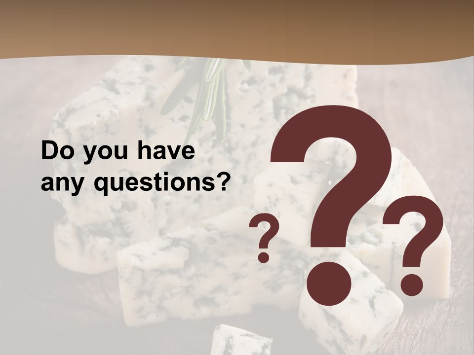 Cheese Gourmet Slice PowerPoint Template