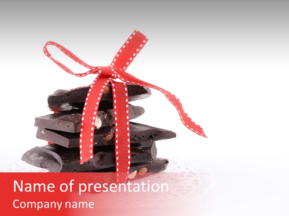 Hard Confectionery Chunks PowerPoint Template