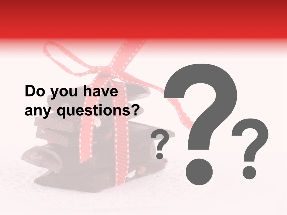 Hard Confectionery Chunks PowerPoint Template