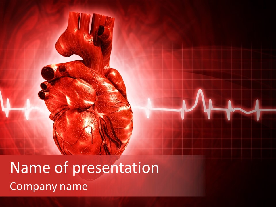 Pulse Medicine Crystal PowerPoint Template