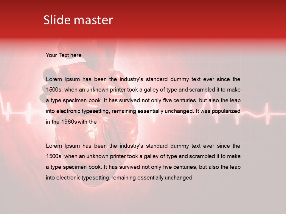 Pulse Medicine Crystal PowerPoint Template