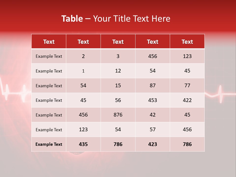 Pulse Medicine Crystal PowerPoint Template