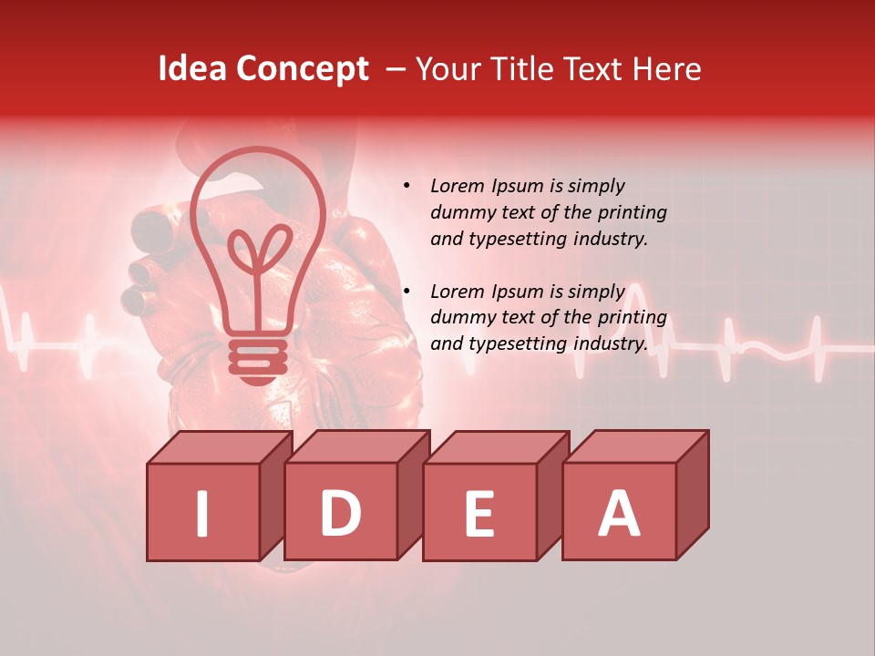 Pulse Medicine Crystal PowerPoint Template