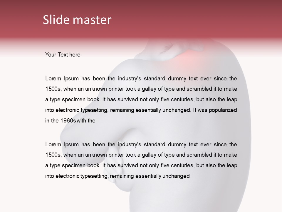 Portrait Human Beautiful PowerPoint Template