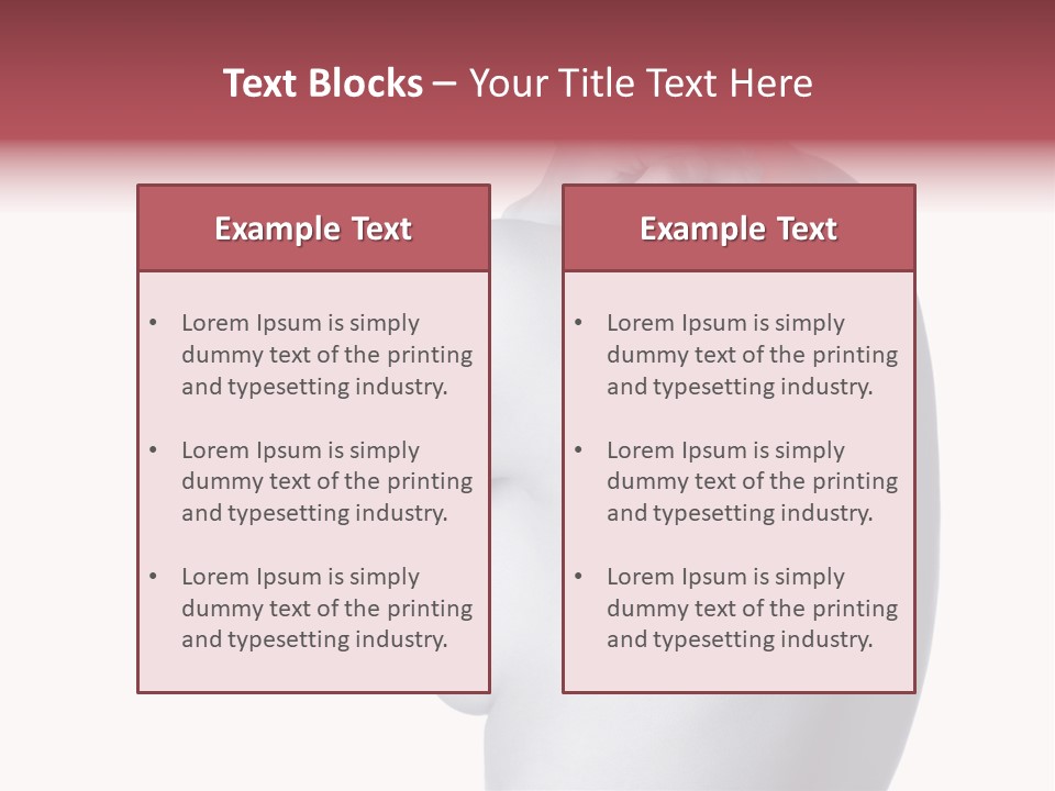 Portrait Human Beautiful PowerPoint Template