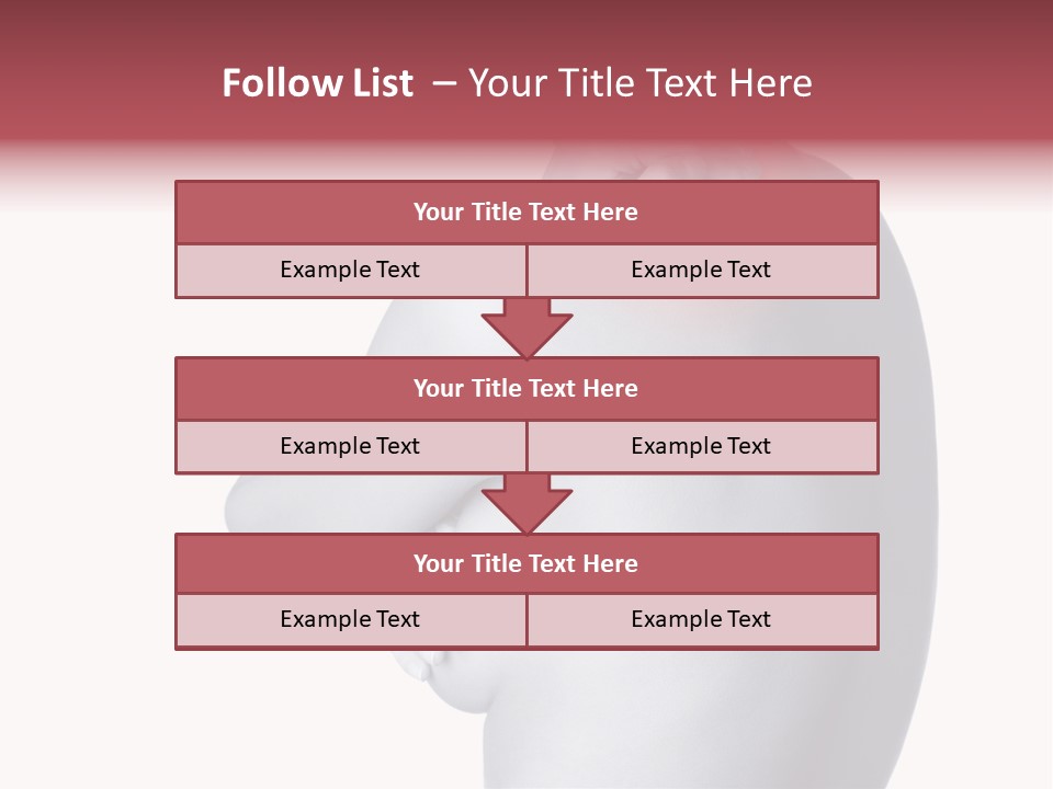 Portrait Human Beautiful PowerPoint Template