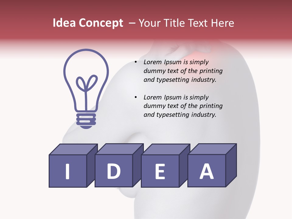 Portrait Human Beautiful PowerPoint Template