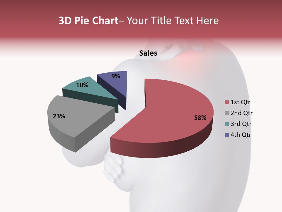 Portrait Human Beautiful PowerPoint Template