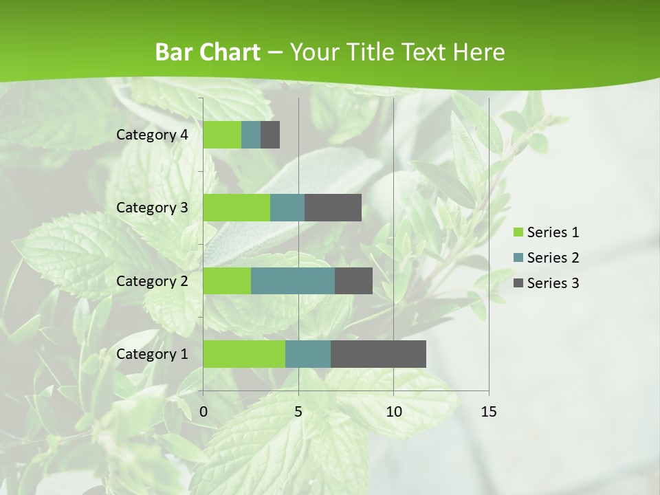 Seasoning True Myrtle Ingredient PowerPoint Template