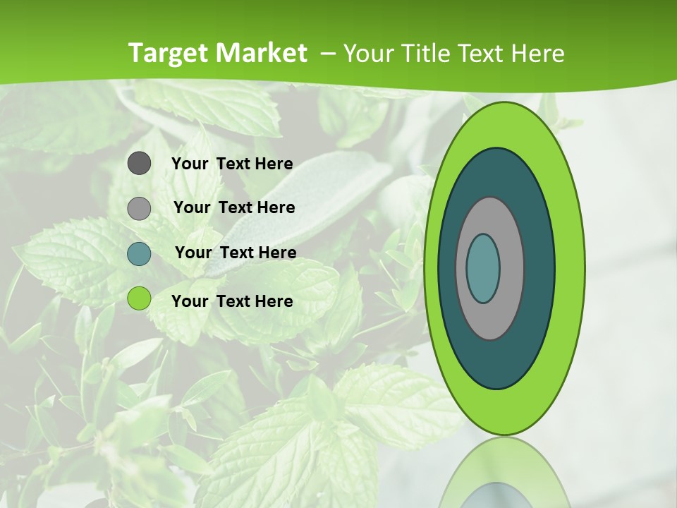 Seasoning True Myrtle Ingredient PowerPoint Template