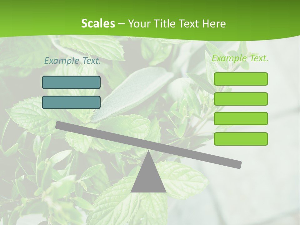 Seasoning True Myrtle Ingredient PowerPoint Template