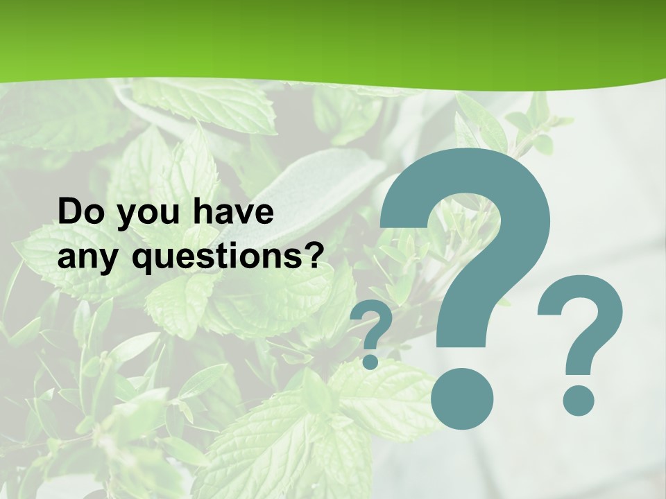 Seasoning True Myrtle Ingredient PowerPoint Template