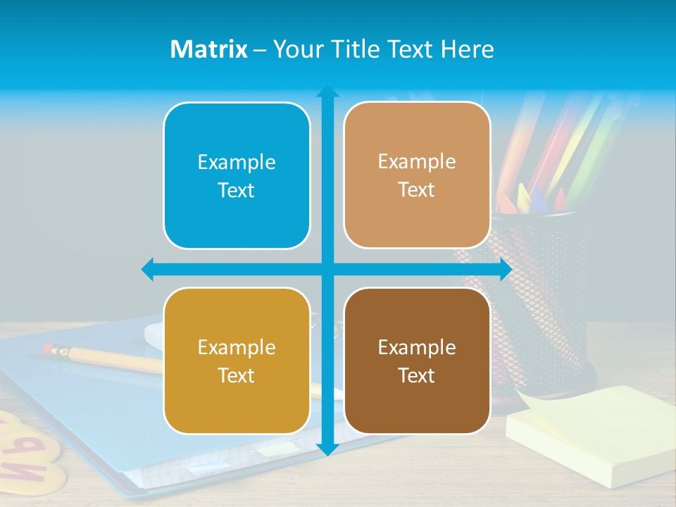 Chalkboard Piled Pile PowerPoint Template