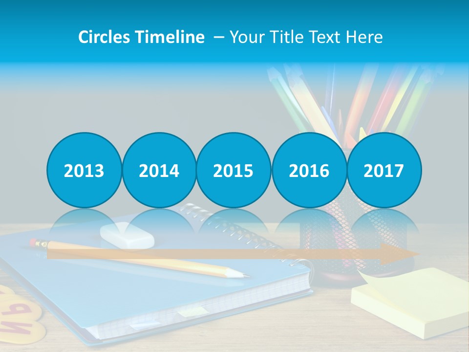 Chalkboard Piled Pile PowerPoint Template