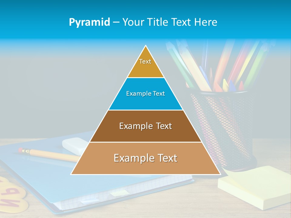 Chalkboard Piled Pile PowerPoint Template