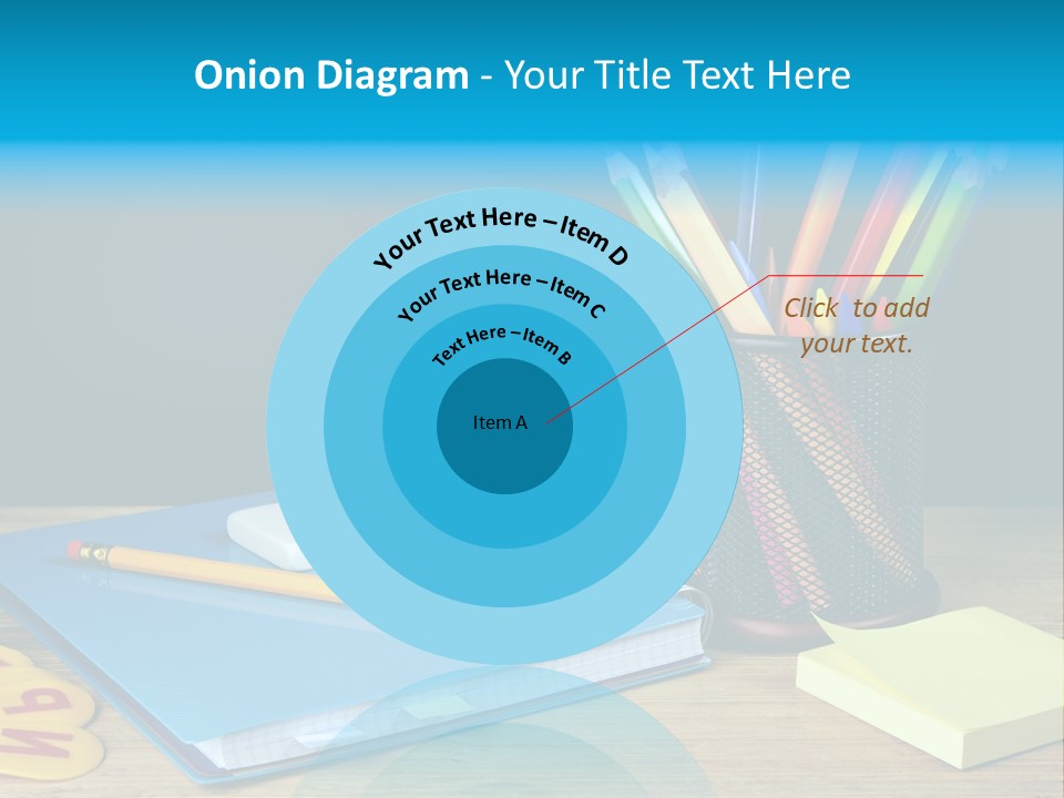 Chalkboard Piled Pile PowerPoint Template