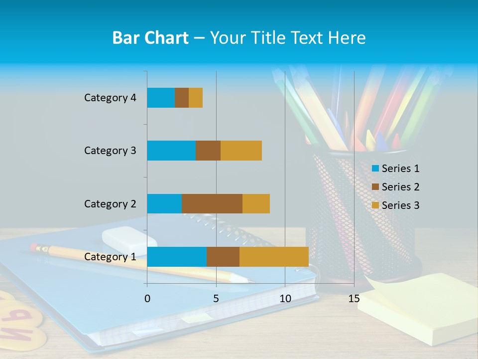 Chalkboard Piled Pile PowerPoint Template