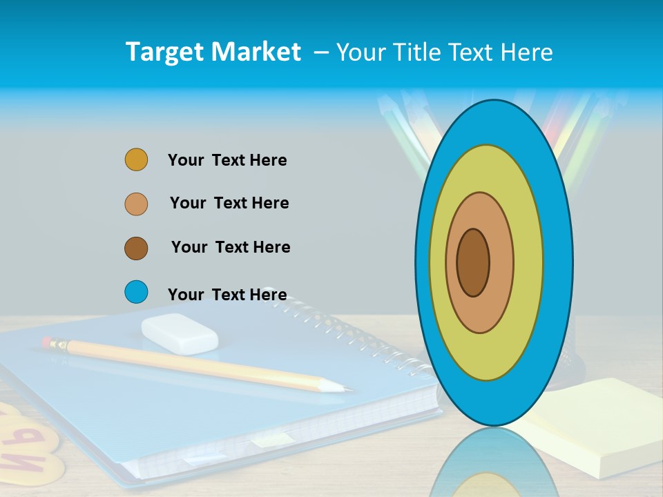 Chalkboard Piled Pile PowerPoint Template