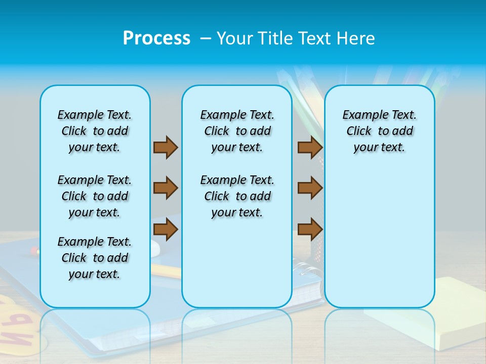 Chalkboard Piled Pile PowerPoint Template