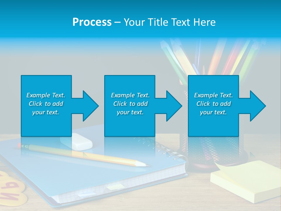Chalkboard Piled Pile PowerPoint Template