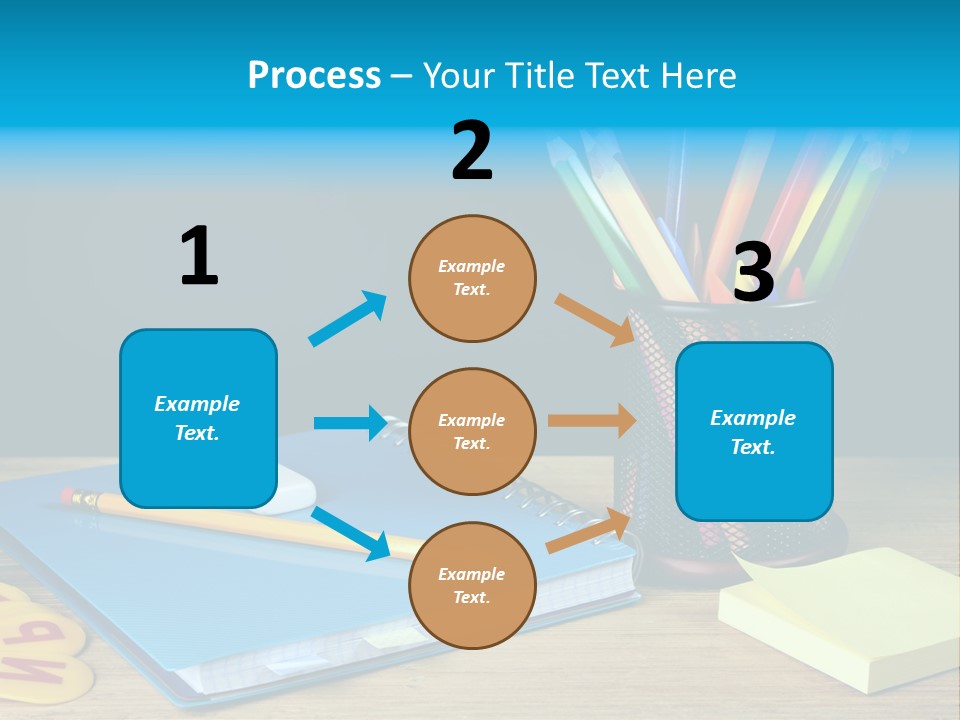 Chalkboard Piled Pile PowerPoint Template