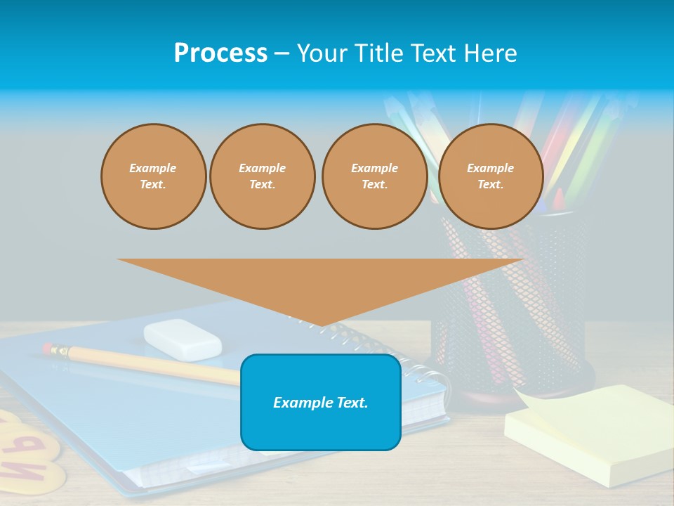 Chalkboard Piled Pile PowerPoint Template