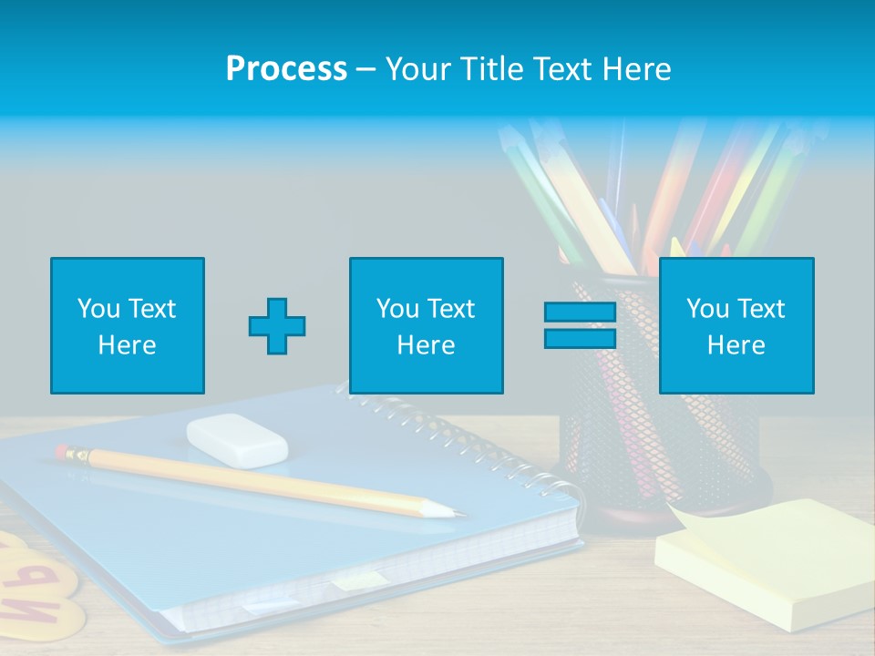 Chalkboard Piled Pile PowerPoint Template