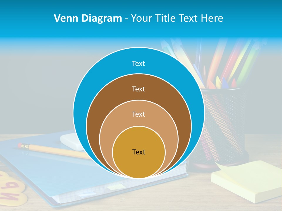 Chalkboard Piled Pile PowerPoint Template