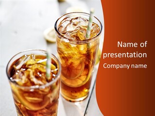 Moise Sliced Refreshment PowerPoint Template