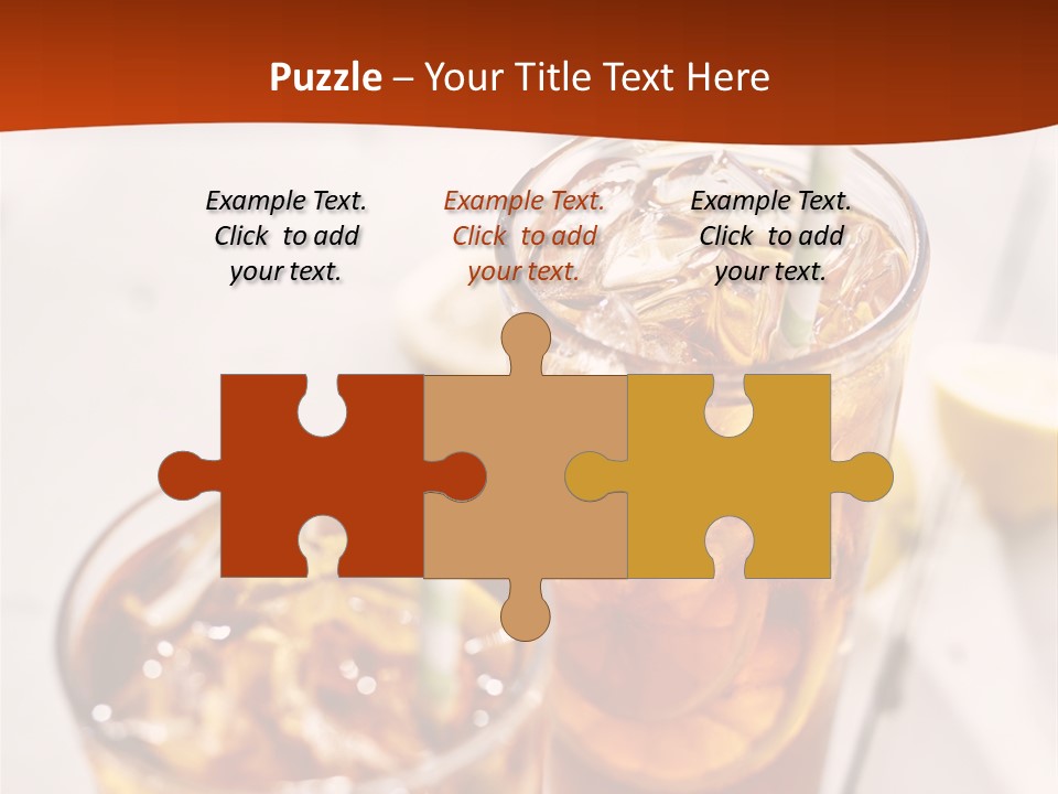 Moise Sliced Refreshment PowerPoint Template