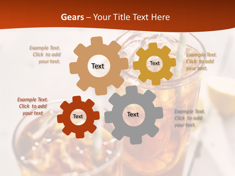 Moise Sliced Refreshment PowerPoint Template