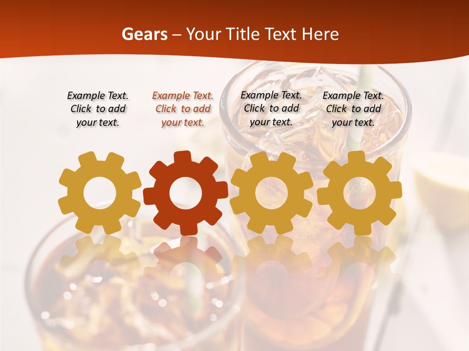 Moise Sliced Refreshment PowerPoint Template