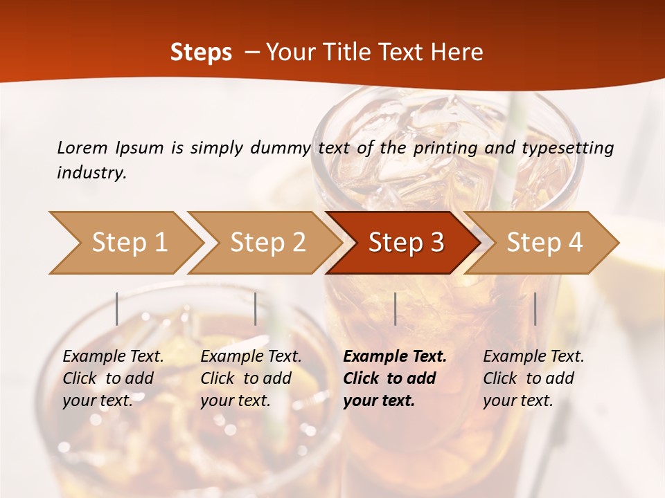 Moise Sliced Refreshment PowerPoint Template