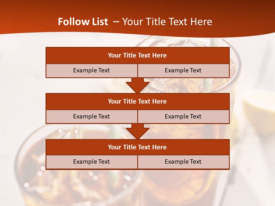 Moise Sliced Refreshment PowerPoint Template