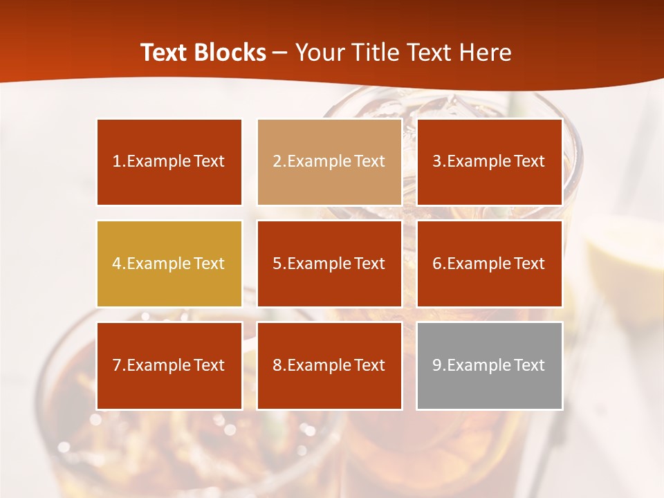 Moise Sliced Refreshment PowerPoint Template