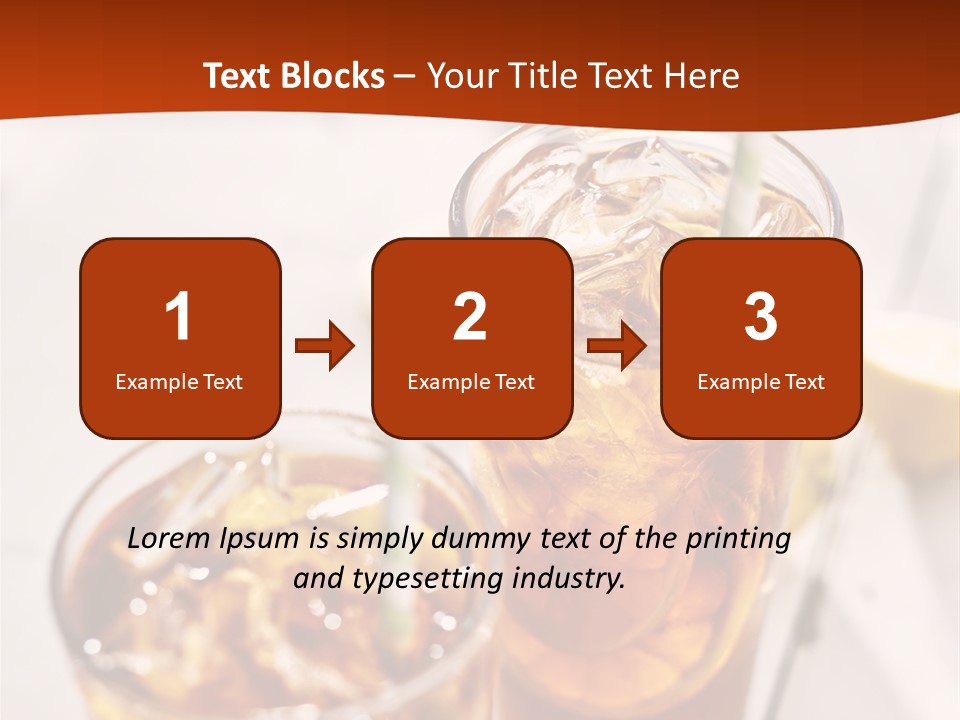 Moise Sliced Refreshment PowerPoint Template