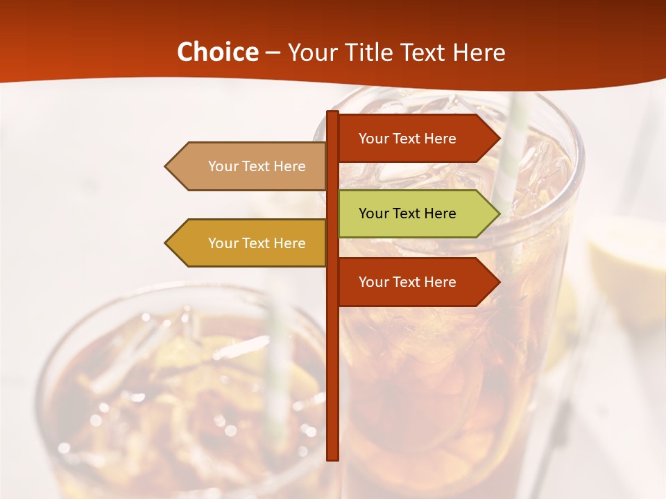 Moise Sliced Refreshment PowerPoint Template