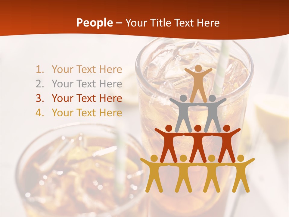 Moise Sliced Refreshment PowerPoint Template