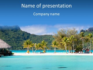 Nature Bora Tahiti PowerPoint Template