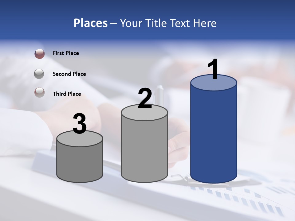 Finger Review Occupation PowerPoint Template