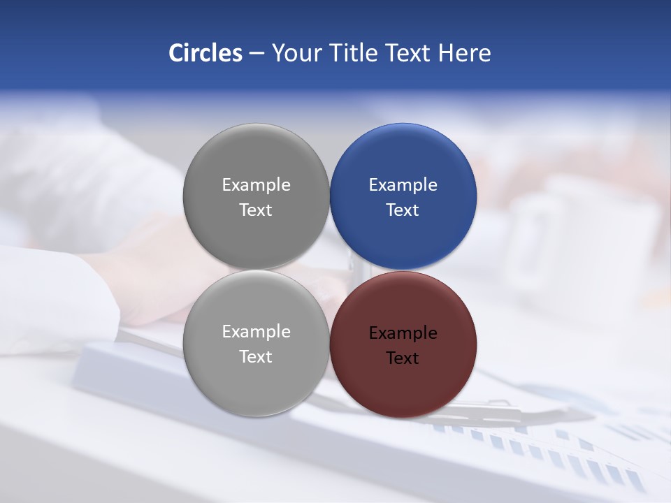 Finger Review Occupation PowerPoint Template